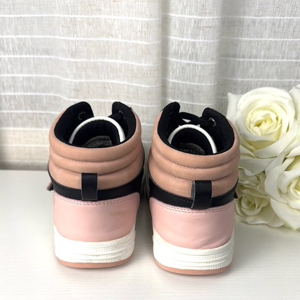 Dream Pairs Kids High-Top Sneakers - Black and Pink - Picture 9 of 11